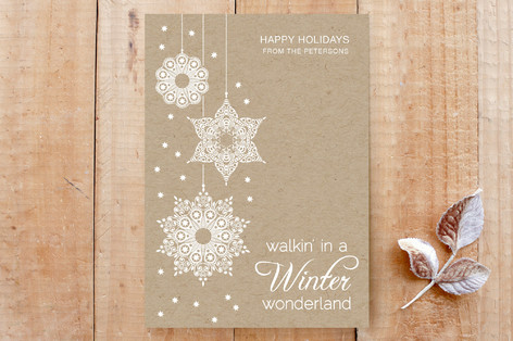 White Winter Wonderland Custom Stationery