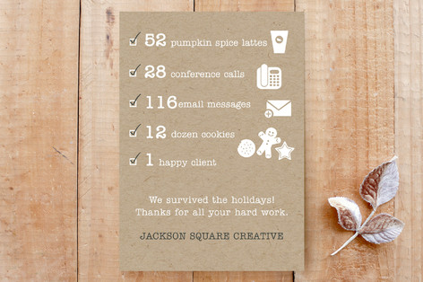 Corporate Checklist Custom Stationery