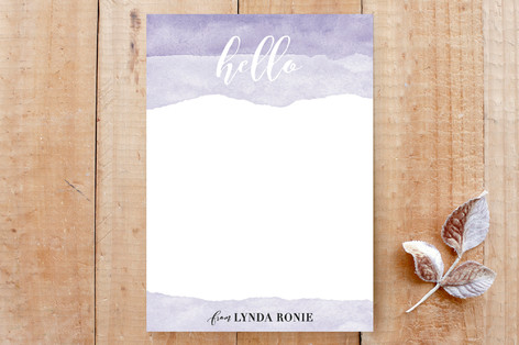 Splendid Hello Custom Stationery