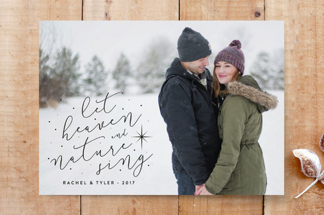 Nature Christmas Custom Stationery