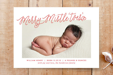 Merry Mistletoes Custom Stationery