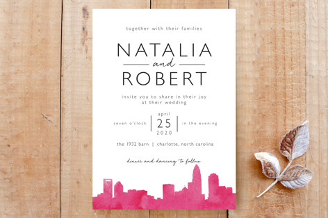 Skyline Charlotte Custom Stationery
