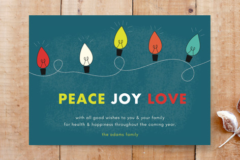 classic holiday wishes Custom Stationery