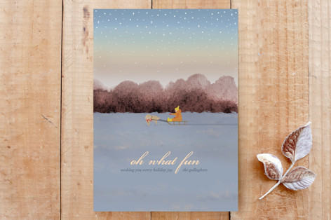 Jingle on the Way Custom Stationery