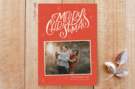 Starry Christmas Custom Stationery
