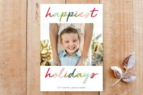 rainbow script Custom Stationery