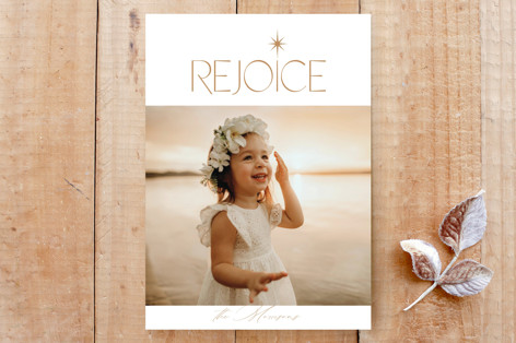Christmas Rejoice Custom Stationery