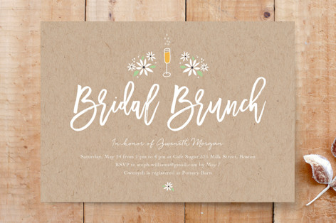 Daisies and Mimosas Custom Stationery