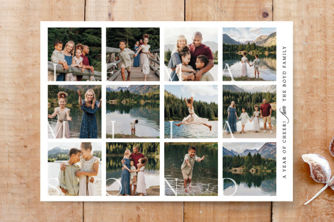 Calendar of Cheer Custom Stationery