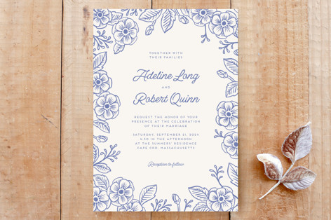 Effortless Blooms Custom Stationery