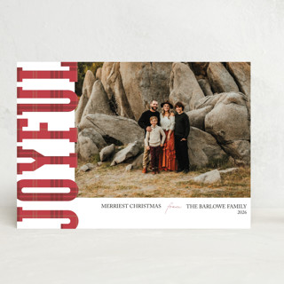 Joyful In Plaid Custom Stationery