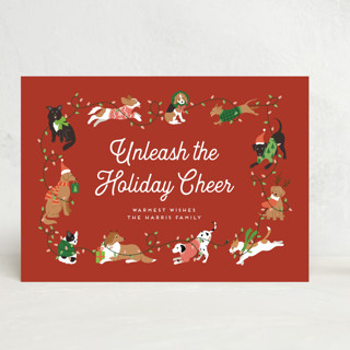 Unleash the Holiday Cheer Custom Stationery