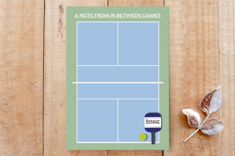 Pickleball Pad Custom Stationery