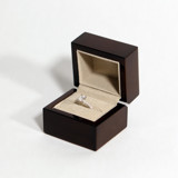 Glossy Wood Ring Box Ring boxes