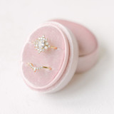 Ballet Pink Ring Box (Double Slot) Ring boxes
