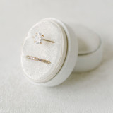 Snow White Ring Box (Double Slot) Ring boxes