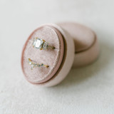Mauve Ring Box (Double Slot) Ring boxes