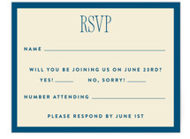 Mitzvah RSVP Cards