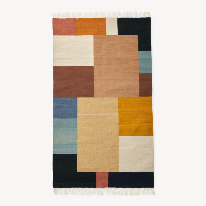 Element Rug Rain 3x5 Area Rugs by MINNA Goods | Minted