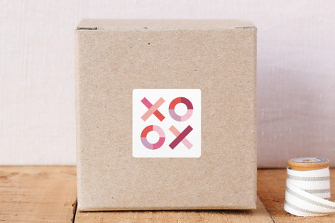 Hugs & Kisses Sticker Stickers