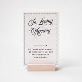 In Loving Memory Wedding Sign Wedding Signs