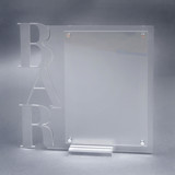Frosted Acrylic Bar Sign Wedding Signs