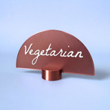 Customizable Copper Color Food & Beverage Sign Wedding Signs