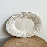 Ribbed Edge Platter - Wide Serving Platters and Trays