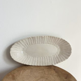 Ribbed Edge Platter - Oblong Serving Platters and Trays