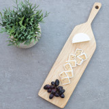White Oak Cheese & Charcuterie Board Serving Platters and Trays