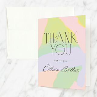 Illuminated Mitzvah Thank You Cards