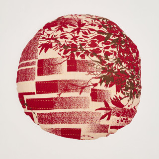 Kantha Round Pillow - No. 230836 Throw Pillows
