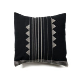 Kora Black Large Handloom Pillow Throw Pillows