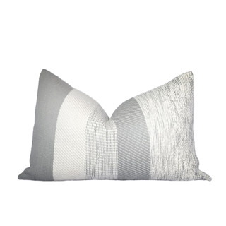 Gray Chambray Decorative Pillow Throw Pillows