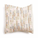 Dahli Coral Hand Embroidered Pillow Throw Pillows