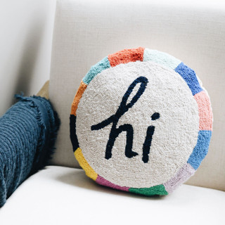 Hi Round Hook Pillow Throw Pillows