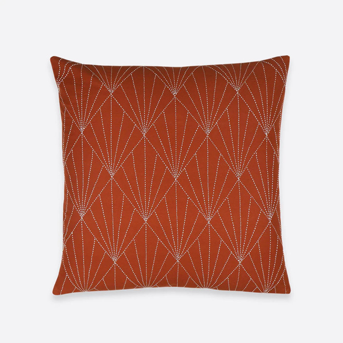 Array Throw Pillow Rust Throw Pillows by Anchal Minted