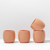 S/4 Small Espresso Cup - Coral Mugs & Teacups