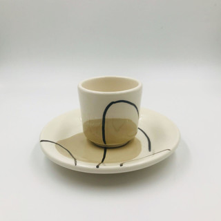 COFFEE CUP GREIGE Mugs & Teacups