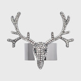 Antler napkin rings, hematite, set of four Tabletop Accessories