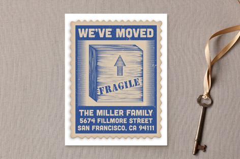 Stamp the Move Moving Announcements