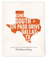 Gone South Moving Announcements