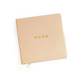 Linen Wedding Vows Book | Gold Foil on Sand Linen Wedding Vow Books