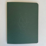 Luxe Embossed Unisex Vow Books, Set of Two- Blank Pages Wedding Vow Books