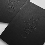Luxe Embossed Unisex Vow Books, Set of Two- Blank Paper Wedding Vow Books