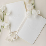 'Our Vows' Embossed Wedding Vow Books, Set of Two Wedding Vow Books