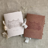 Villa wedding vow books spice and sweet pea | SET of 2 books | includes 1 her vows and 1 his vows Wedding Vow Books