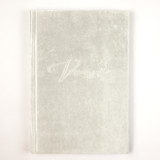 Vow Book White Velvet Wedding Vow Books