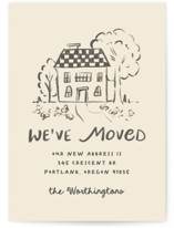 Hand-drawn moving news Moving Announcements