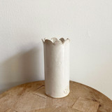 Scallop Vase - White Vases